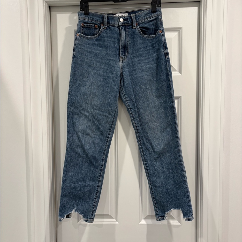 Daze Step Up Hem Straight Leg Jeans 27